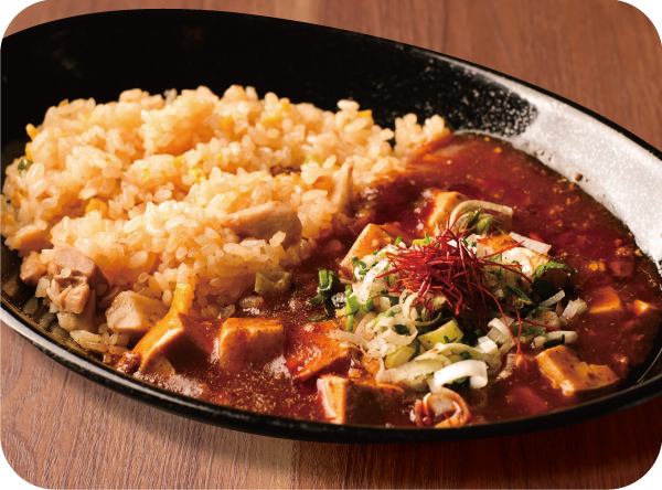 ユーラシわんの麻婆チャーハン