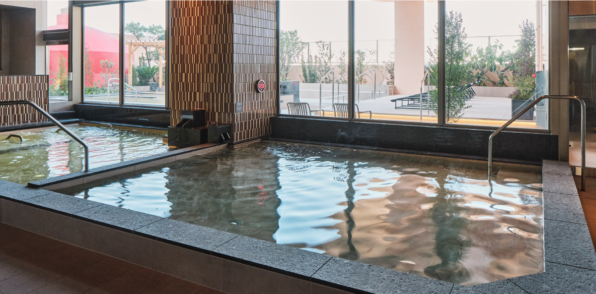 本館4階SPA「不感の炭酸泉」